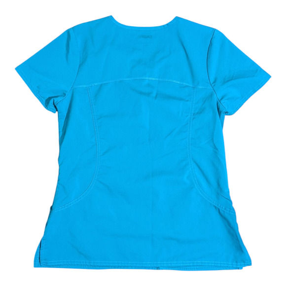 Scrub Star Top Work Wear - Size L- Blue Green- Please See Measurements - Picture 5 of 5